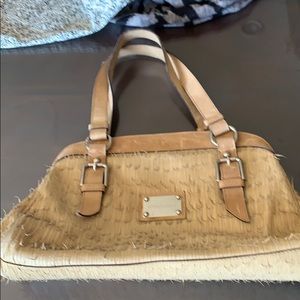 Dolce & Gabbana tan or camel color leather bag